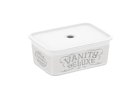 Cutie depozitare cu capac, KIS Chic Box Plus M Laundry Bag, 5.5 L, plastic
