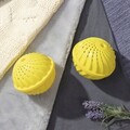 Set 2 bile ecologice pentru spalat rufe fara detergent Delieco, Innovagoods, pana la 3000 spalari, Ø10.5 cm