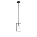 Lustra, Fulgor, 942FLG1124, Metal, Alb/Negru