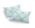 Set 2 fete de perna, Post - Water Green, Eponj Home, 65% bumbac/35% poliester