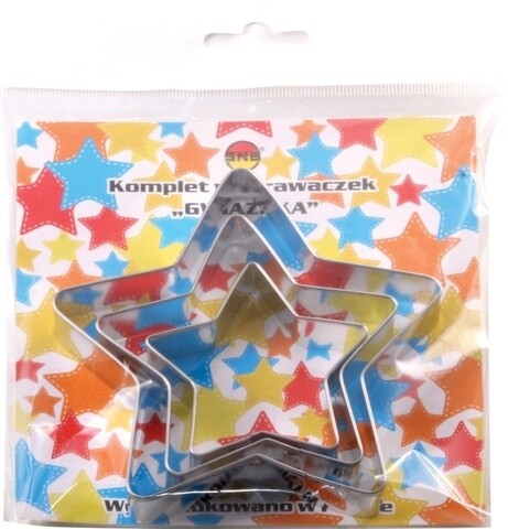 Forma fursecuri 3 piese Star, Snb, aluminiu