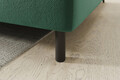 Coltar extensibil dreapta 3 locuri ELTAP, RT-35LU, Barea, 208x160x100 cm, lemn/poliester, verde inchis