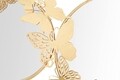 Oglinda de perete Farfalle Gold, Mauro Ferretti, 81x52.5 cm, fier, auriu