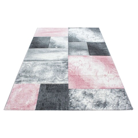 Covor Detroit, Decorino, 160x230 cm, polipropilena, roz