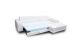 Coltar extensibil dreapta 4 locuri, ELTAP, Sorento, 296x194x78 cm, lemn/poliester, alb