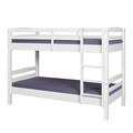 Pat supraetajat pentru camera copilului, 90x200 cm, Annika, Inter Link, lemn, alb