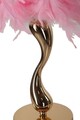 Lampa de masa Cart, Mauro Ferretti, 1 x E27, 40W, 25x47 cm, fier, roz/alb