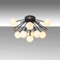 Lustra, Fulgor, 942FLG1320, Metal, Negru