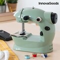 Masina de cusut Mini InnovaGoods, 6 V, 800 mA, verde