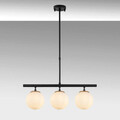 Lustra, Fulgor, 942FLG1116, Metal, Negru / Antic / Alb