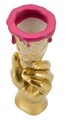 Figurina /sculptura decorativa Flower Cone, Mauro Ferretti, 12.5x11x31 cm, polirasina, multicolor