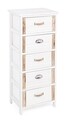 Comoda Romance, Bizzotto, 40 x 29 x 90 cm, lemn de paulownia