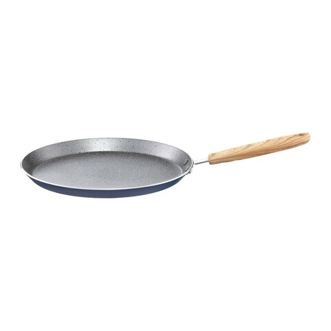 Tigaie pentru clatite nordic, ambition, 26 cm, aluminiu, invelis qualum stone, albastru