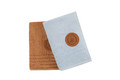 Set prosoape de maini 2 piese, Beverly Hills Polo Club, 410, Bumbac, Caramel / Albastru