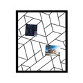 Decoratiune de perete, Moodboard 2, Metal, Dimensiune: 50 x 60 cm, Negru