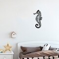Decoratiune de perete, Seahorse, Tanelorn, 25x53 cm, metal