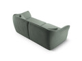 Canapea 3 locuri, Hailey, Micadoni Home, 206x102x79 cm, tesatura boucle, grafit