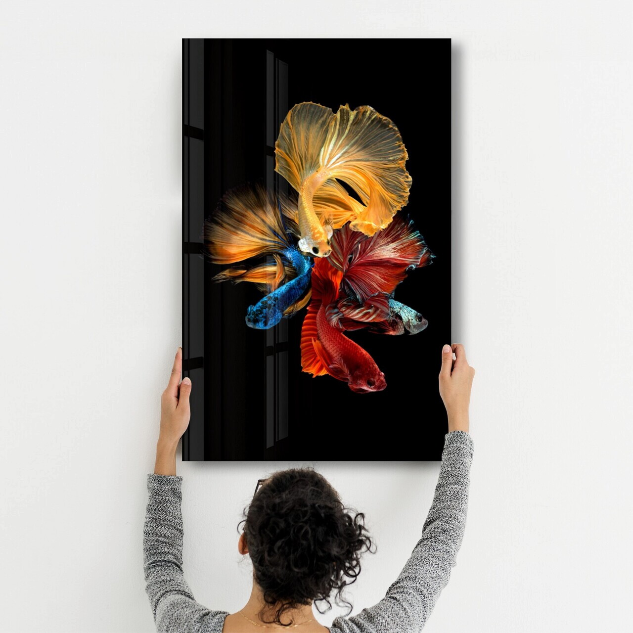 Tablou decorativ, OGLS-8090, Dimensiuni: 46 x 72 cm, Multicolor — imaginea 2