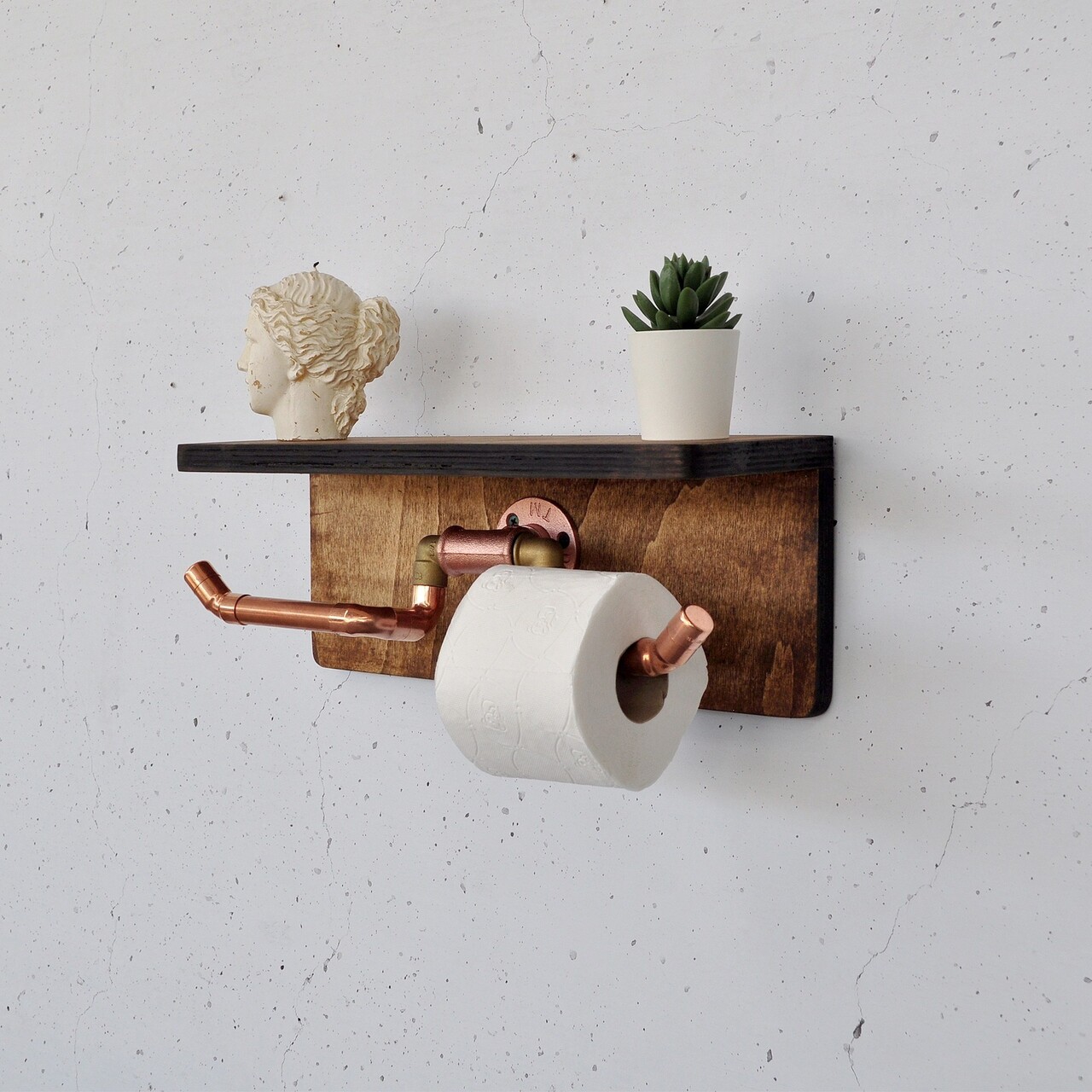 Raft de perete, Evila Originals, Cop055, Nuc / Rose Gold