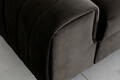 Canapea extensibila 3 locuri, ELTAP, SO-LAU-22NU, Laurence, 261x97x105 cm, lemn/poliester, maro inchis