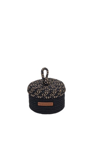 Cutie depozitare, 9002054, bumbac, negru