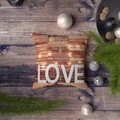 Perna, NYXMAS038, 43x43 cm, 50% bumbac / 50% poliester, Multicolor