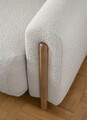 Canapea extensibila 3 locuri, ELTAP, SO-ARC-OA-03JAF, Arcadova, 244x97x97 cm, lemn/poliester, gri/stejar