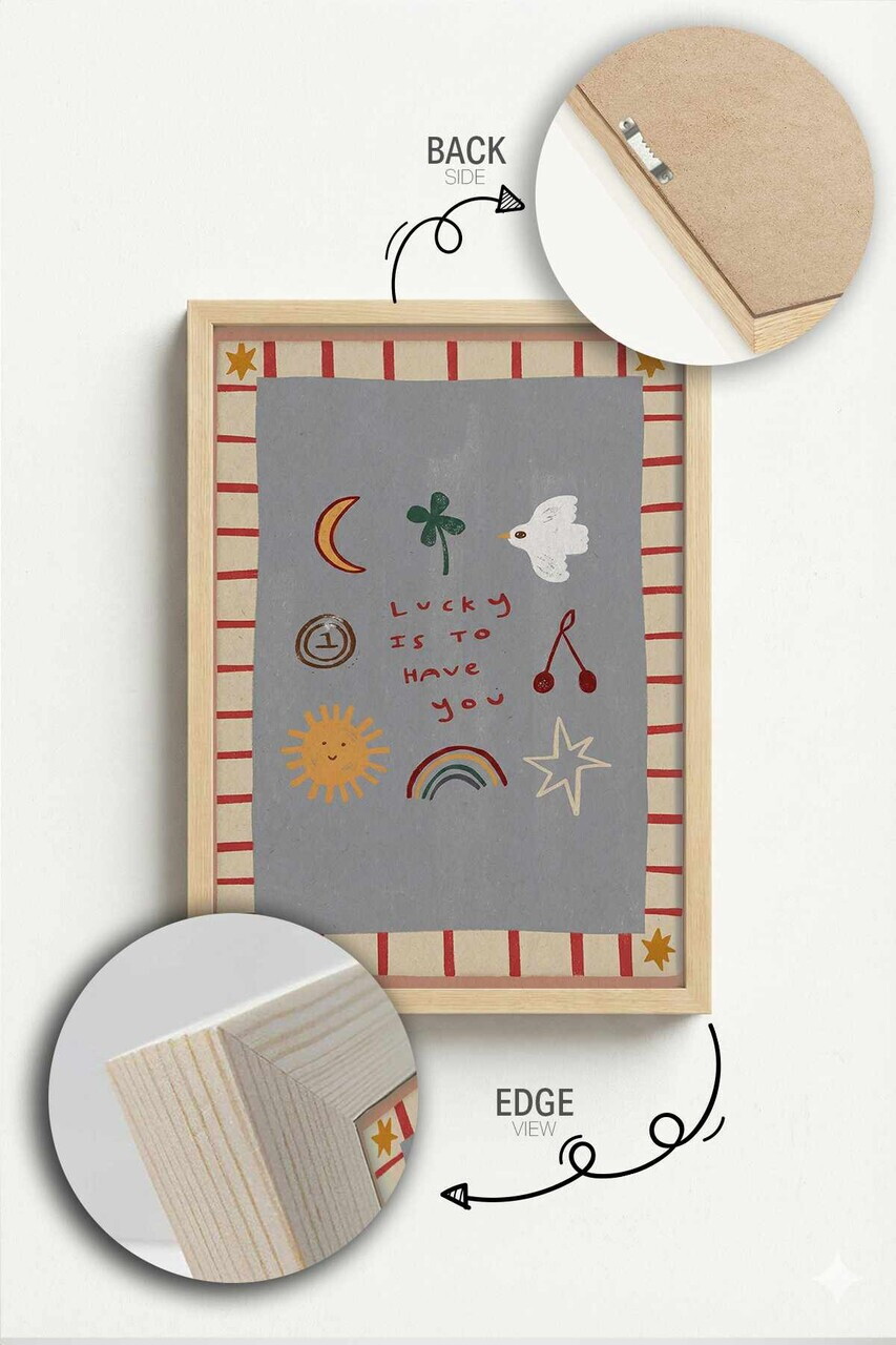 Tablou decorativ, Teknrsymdf, MDF, Multicolor — imaginea 5