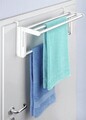 Uscator rufe pentru calorifer, Maximex, Space saving, 4.15 m capacitate de uscare, 58-108 x 20.5 x 18 cm, aluminiu/plastic, alb