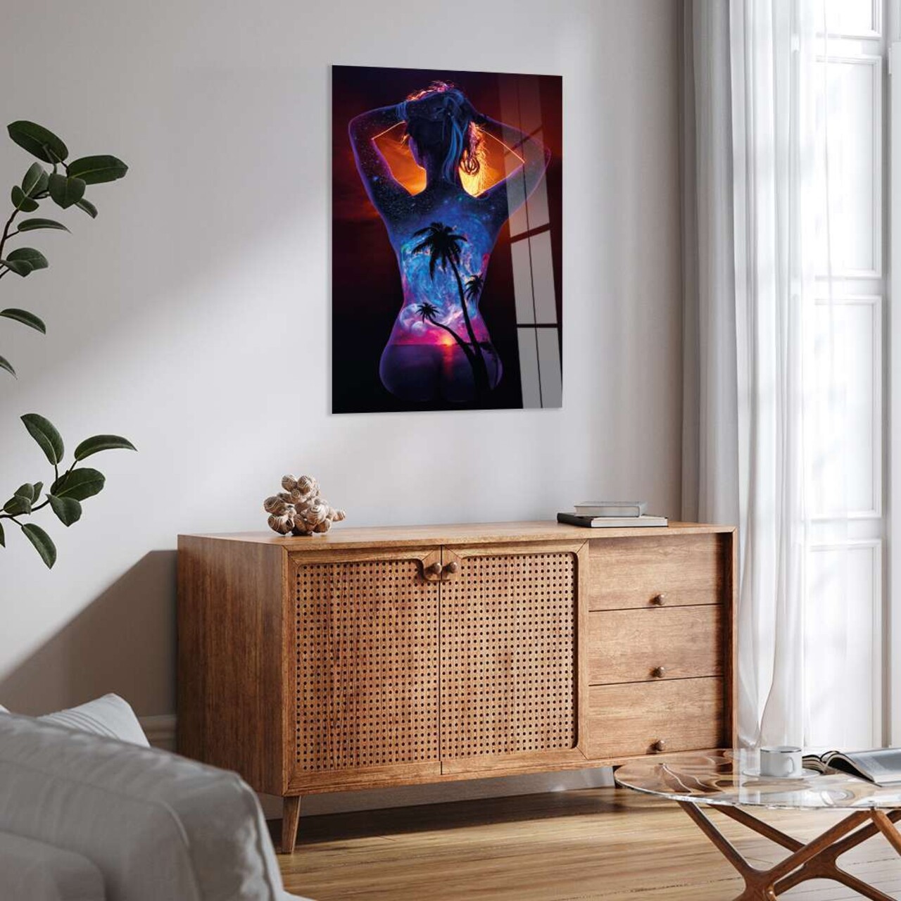 Tablou decorativ, Hhlzvh012, 30 x 40 cm, Multicolor - view 2
