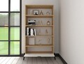 Set mobilier living, Puqa Design, Ponuse, PAL, Stejar Safir / Alb