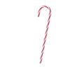 Decoratiune Candy stick, Decoris, 4x13 cm, plastic, rosu/alb