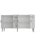 Consola, Olivia, Line KB150, Alb / Argintiu