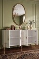 Consola, Hanah Home, Ilay 150, 150x75x32 cm, Alb/Auriu