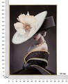 Tablou decorativ Hat-B, Mauro Ferretti, 62x92 cm, metal/lemn de brad/canvas, multicolor