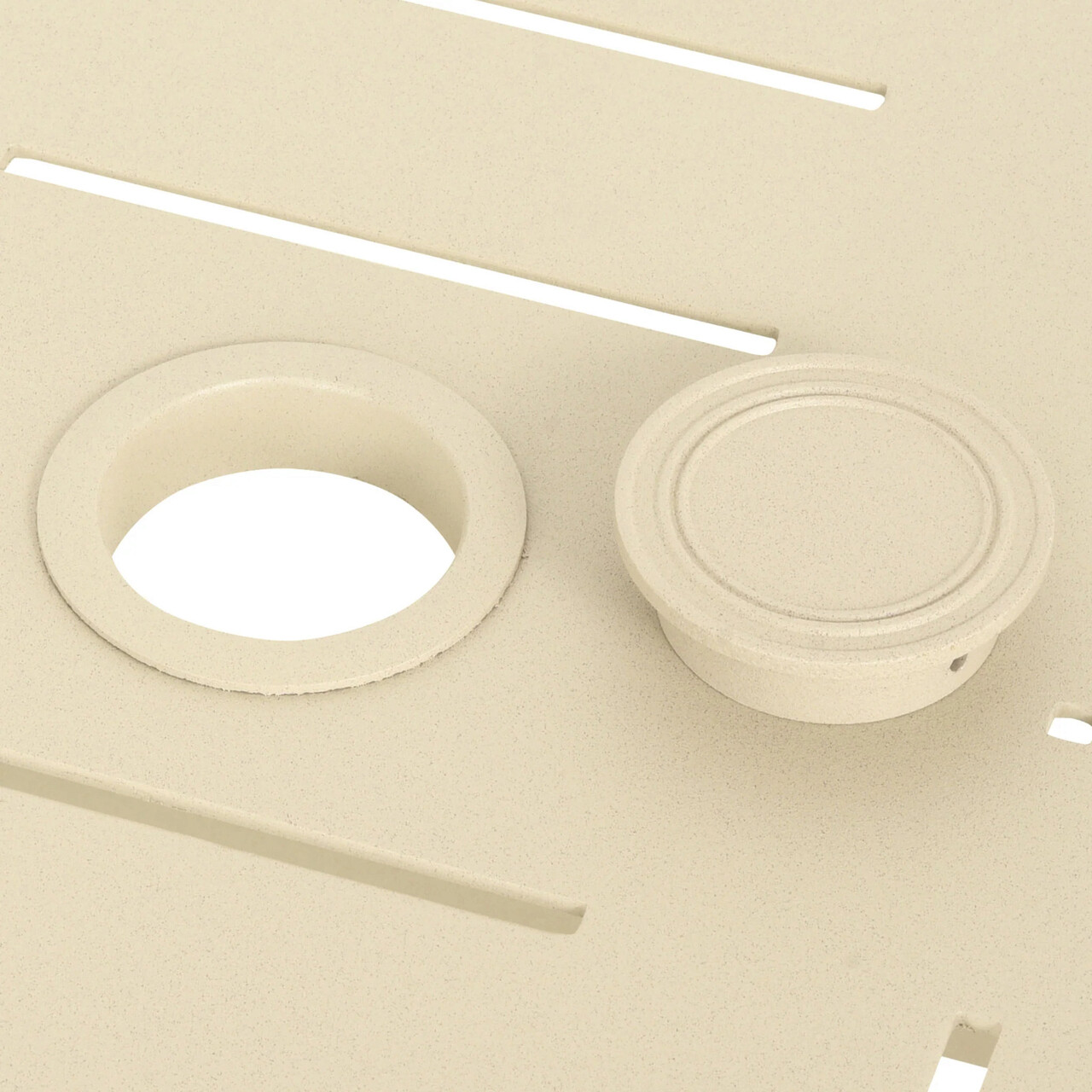 Masa pentru terasa/gradina Riverside, 182.9x106.8x71.8 cm, aluminiu, natur - imagine 7