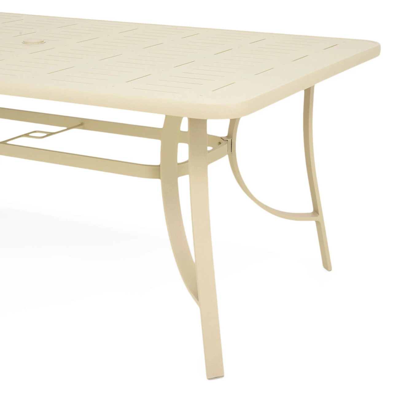 Masa pentru terasa/gradina Riverside, 182.9x106.8x71.8 cm, aluminiu, natur - imagine 4