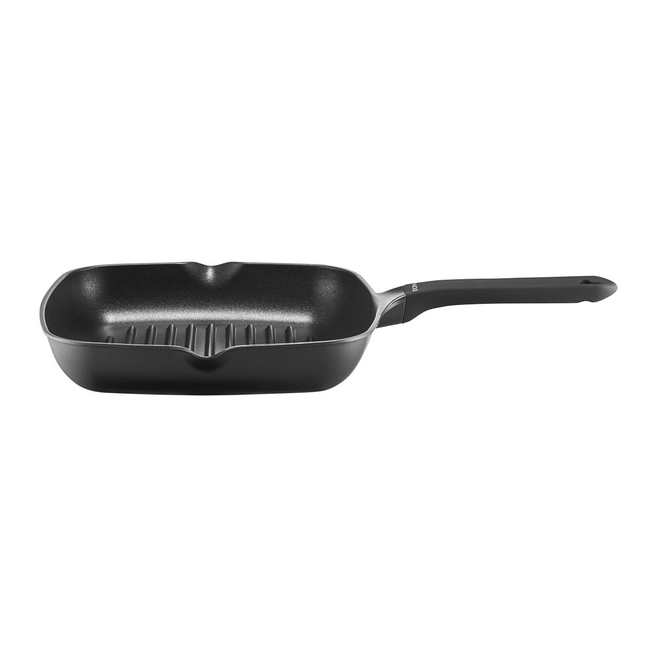 Tigaie grill Noel, Ambition, 28x28 cm, aluminiu, visiniu/negru - 1 | YEO