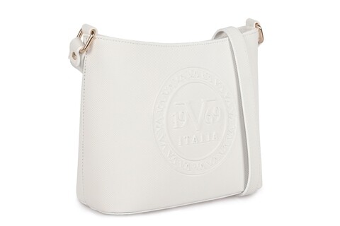 Geanta, 19V69 Italia, 669ITA1217, 20 x 23 x 10 cm, piele ecologica, alb