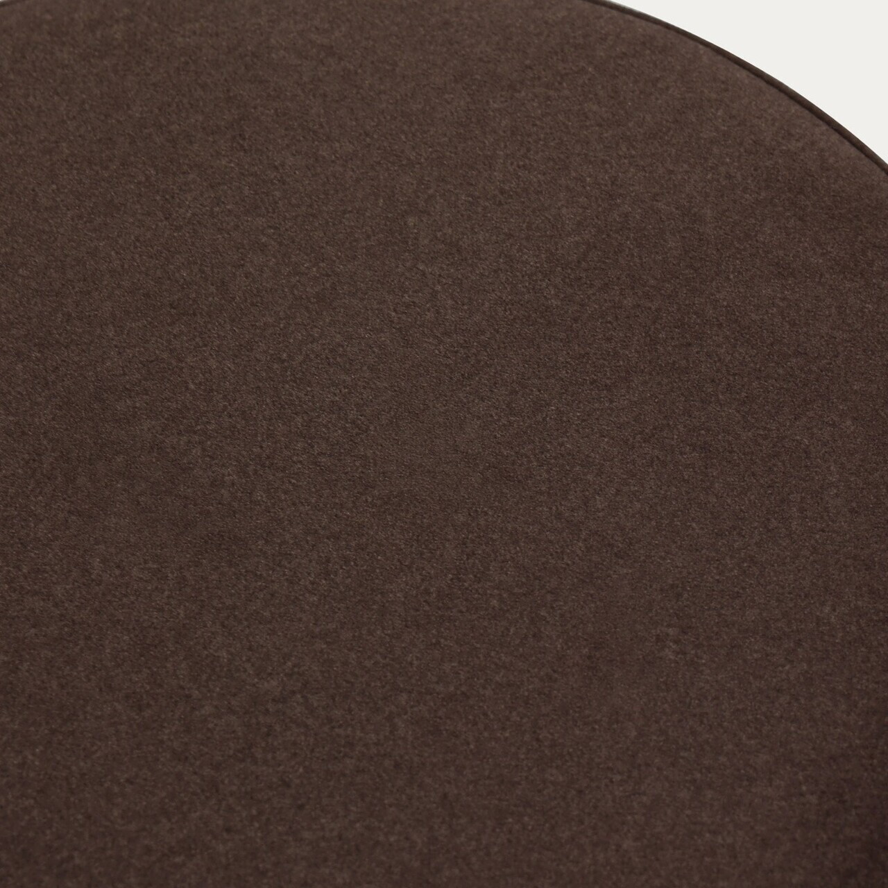 Taburet Ollera, Homla, 46.5x41 cm, MDF/poliester, maro inchis — imaginea 5