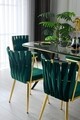 Masa dining, Nmobb, Ikon, 180 x 77 x 90 cm, mdf/plastic, antracit