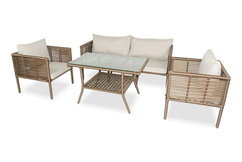 Set mobilier de gradina, jumilla, newyork 160, maro inchis