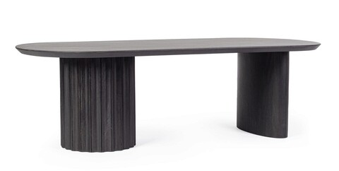 Masuta de cafea Orissa, Bizzotto, 130x65x40 cm, lemn de mango, negru