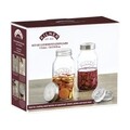 Set 2 borcane pentru fermentare, Kilner, Fred, 1 L, sticla, transparent