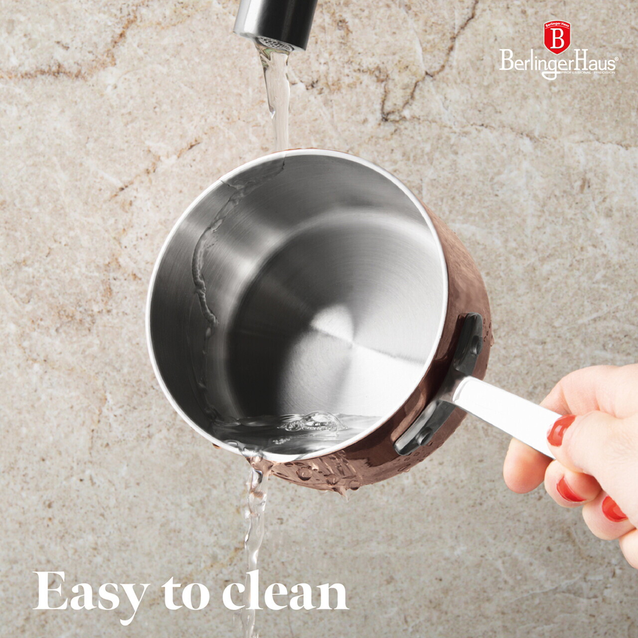 Cratita Berlinger Haus, Copper Touch, 10 cm, inox, cupru - imagine 9