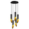 Lustra, Opviq, 892OPV1766, Metal, Negru