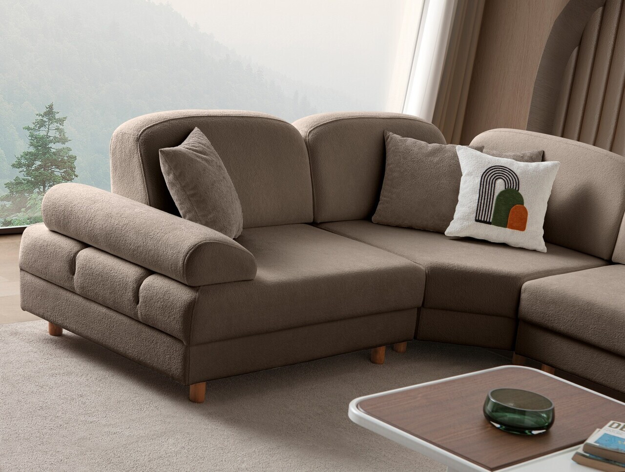 Coltar, Atelier del Sofa, 752EST1429, Maro — imaginea 4