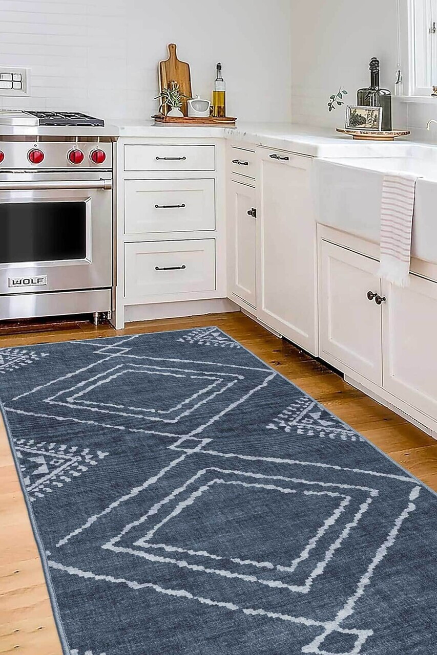 Covor, DC-7277-YOLLUK-209, 120x200 cm, Poliester, Albastru — imaginea 2