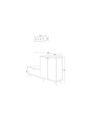 Cuier de perete, Mod Design, Evva, Travertin
