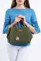Geanta Beverly Hills Polo Club, 111, piele naturala, verde